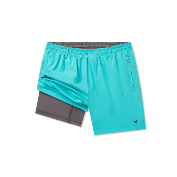 Billfish Lined Performance Short • Antigua Blue