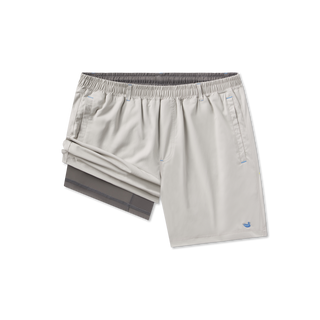Billfish Lined Performance Short • Light Gray