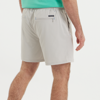 Billfish Lined Performance Short • Light Gray