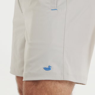 Billfish Lined Performance Short • Light Gray