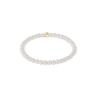 Extends Classic Pearl 4mm Bead Bracelet