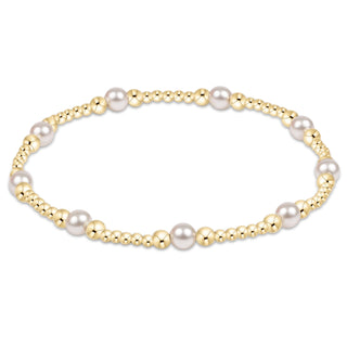 Purpose Pearl 4mm Gold Bracelet