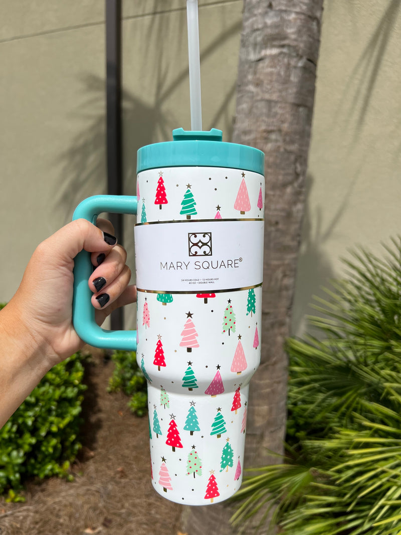 To-Go Handle Tumbler • Frosted Forest