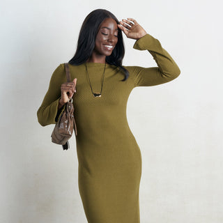 Kori Crossbody Shoulder Bag • Mocha