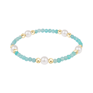 Purpose Pearl 6mm Gem Bracelet • Amazonite