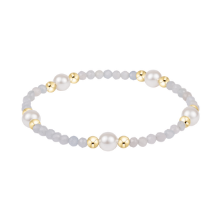 Purpose Pearl 6mm Gem Bracelet • Aquamarine