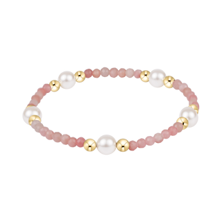 Purpose Pearl 6mm Gem Bracelet • Pink Opal