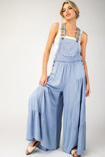 Cover Me In Tiered Jumpsuit • Denim