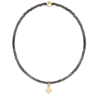 Hope Classic Moonlight Bracelet • Signature Cross Small Gold Charm
