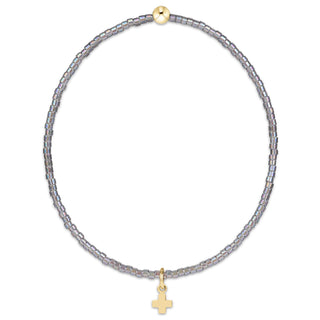 Hope Classic Morning Mist Bracelet • Signature Cross Small Gold Charm