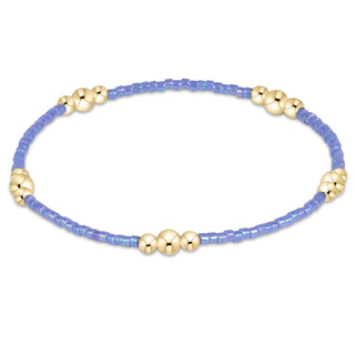Hope Purpose Gold Bracelet • Bright Blue