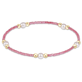 Hope Purpose Pearl Bracelet • Pink Champagne