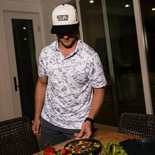 Performance Polo • White Camo