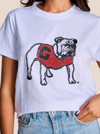 The Mascot Beaded Tee • Georgia