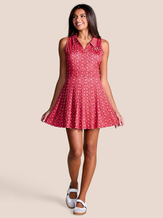 The League Pleated Tennis Dress • Georgia