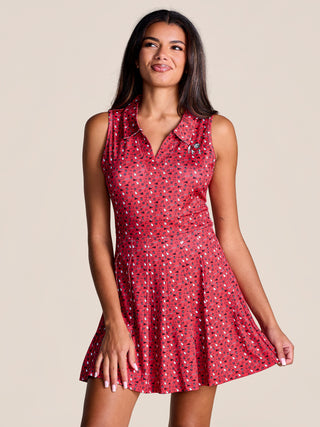 The League Pleated Tennis Dress • Georgia