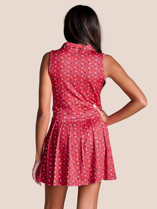 The League Pleated Tennis Dress • Georgia