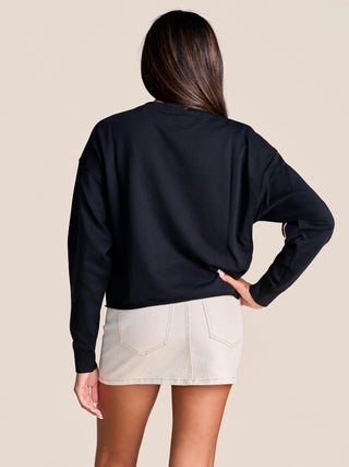 The Stadium Sequin Crewneck • Georgia