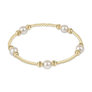 Purpose Dignity 6mm Bead Bracelet • Pearl