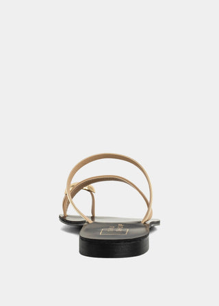 Brenda Flat Sandal • Nude