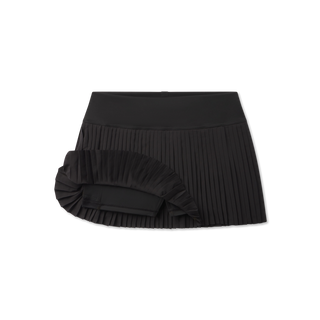 Jane Pleated Active Skirt • Black