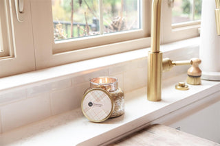 Sweet Grace Holiday Mercury Jar Candle