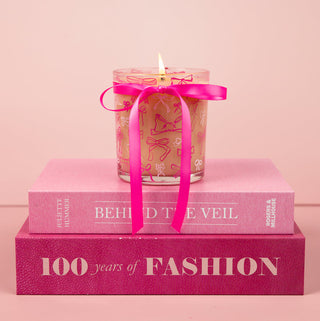 Sweet Grace Pink Bow Candle #072
