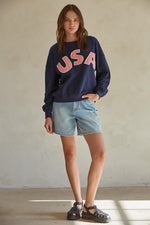 USA Pullover • Navy