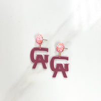 Pink Out • Glynn Academy Acrylic Earrings