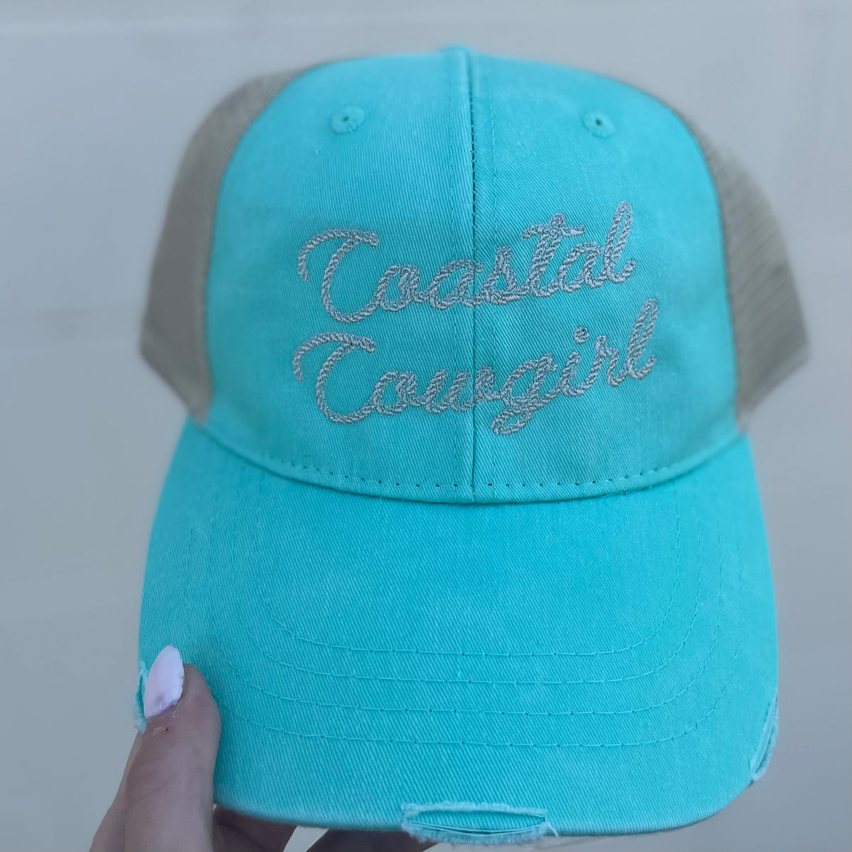 Coastal Cowgirl Ball Cap • Teal