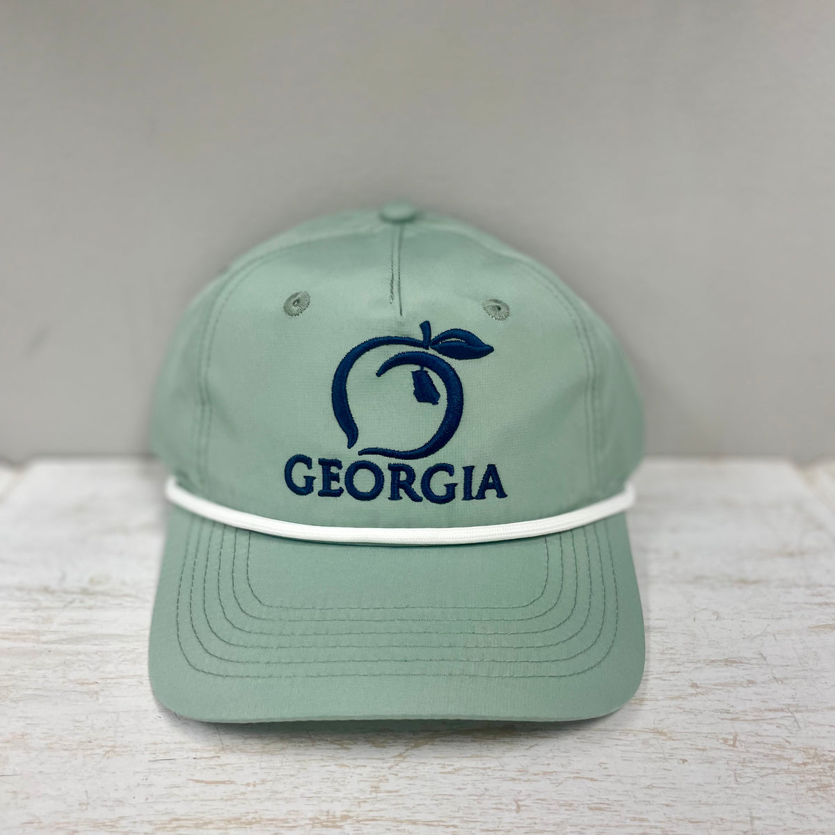 The Georgia Peach Performance Hat • Sage