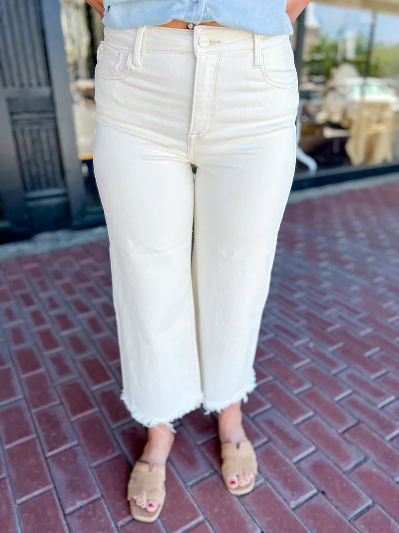 Marsh High Rise Pants • Cream