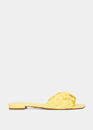Camellia Sandal • Yellow