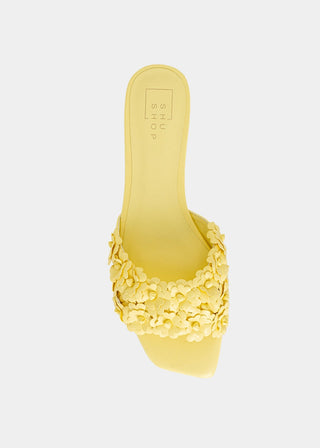 Camellia Sandal • Yellow