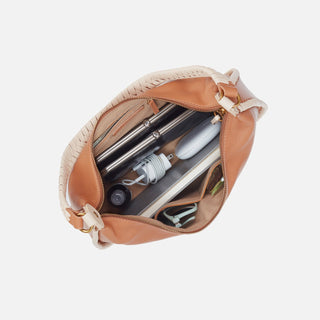 Mia Crescent Large Hobo • Warm Cashew