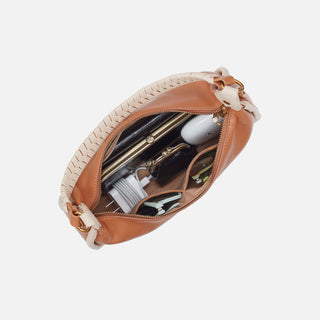 Mia Crescent Medium Hobo • Warm Cashew