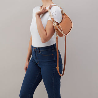 Mia Crescent Small Hobo • Warm Cashew