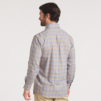 Baker Performance Gingham Dress Shirt • Blue & Field Khaki