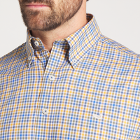 Baker Performance Gingham Dress Shirt • Blue & Field Khaki