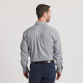Dyer Performance Gingham Dress Shirt • Navy & Dark Green