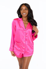Prescott Pajama Set • Hot Pink