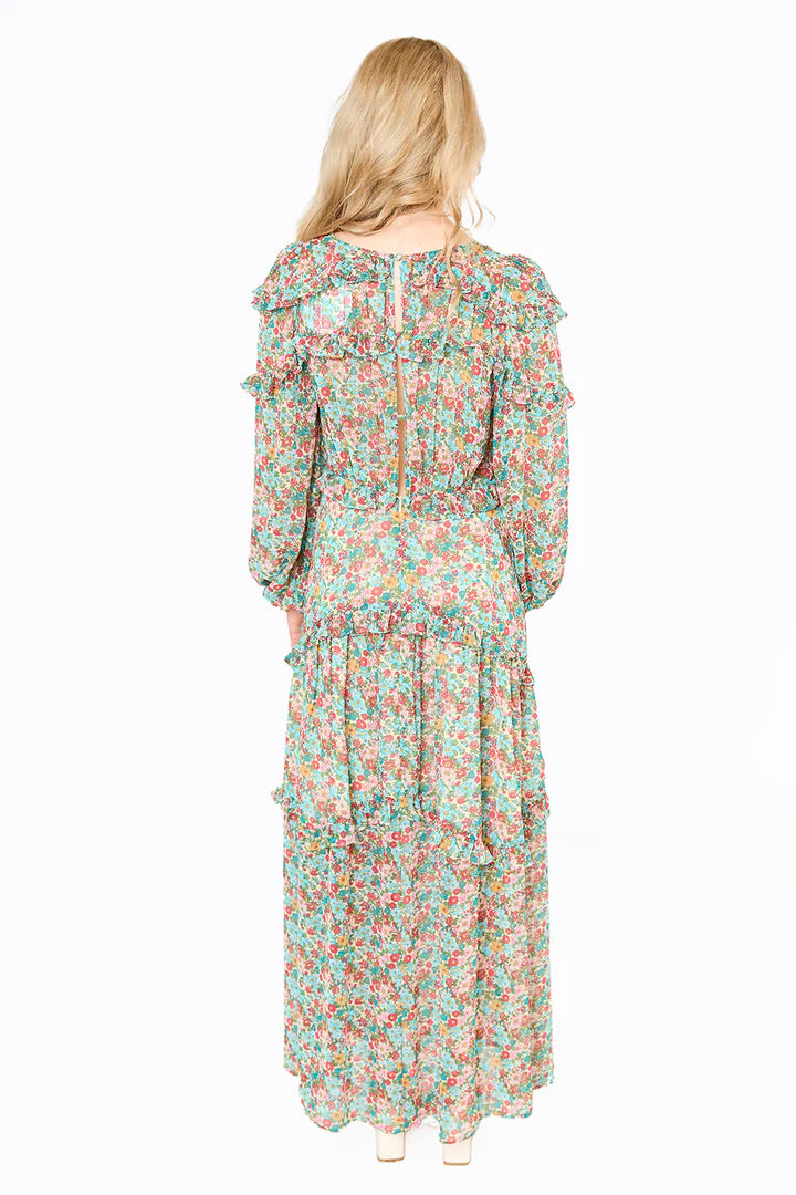 Pia Long Sleeve Maxi Dress • Lush