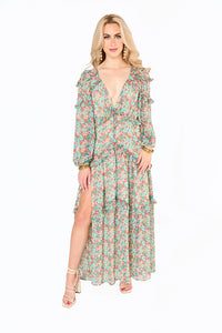 Pia Long Sleeve Maxi Dress • Lush