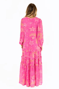 Zodiak Long Sleeve Maxi Dress • Baton Rouge