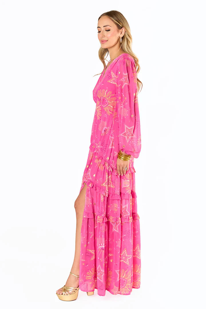 Zodiak Long Sleeve Maxi Dress • Baton Rouge