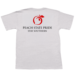Classic Stay Southern Pocket Tee • Light Gray