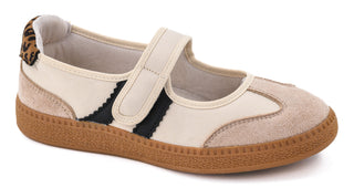 Calm Down Mary Jane Sneaker • Sand Combo