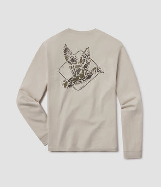 Camo Flight LS Tee - Taupe