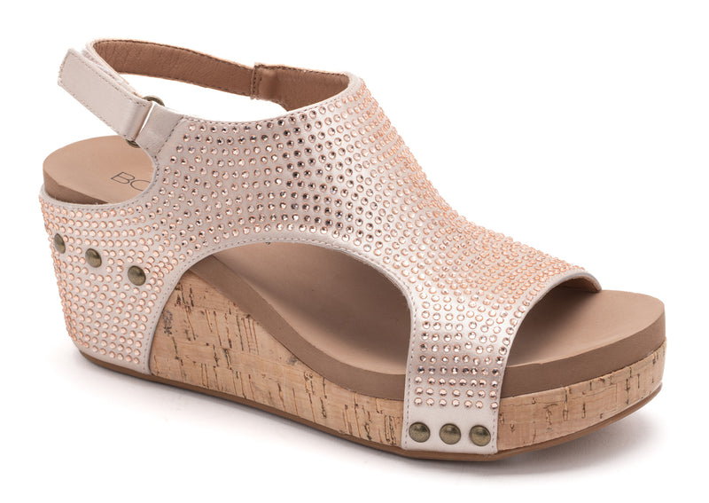 Carley Wedge • Champagne Crystals