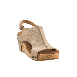 Carley Wedge • Gold Wash Metallic